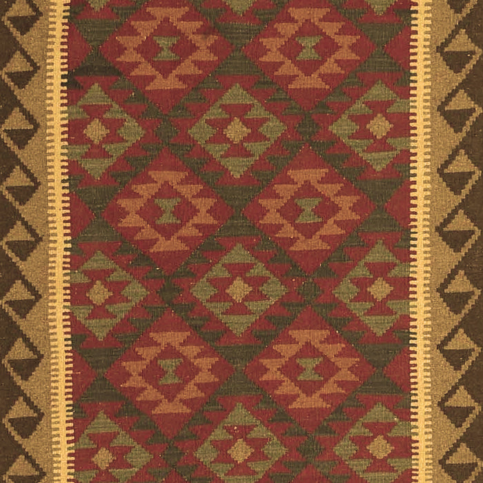 Machine Washable Oriental Brown Traditional Rug, wshcon2932brn