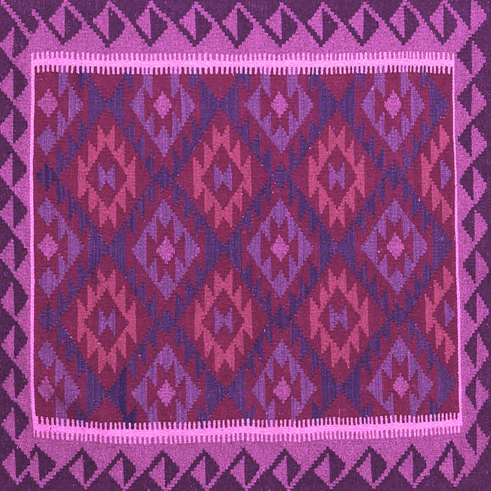 Square Oriental Purple Traditional Rug, con2932pur