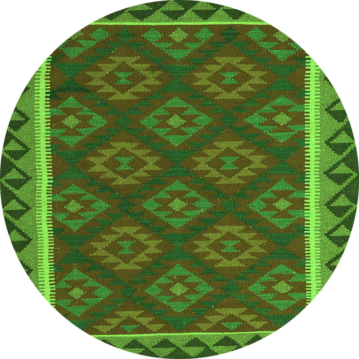 Machine Washable Oriental Green Traditional Area Rugs, wshcon2932grn