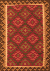 Oriental Orange Traditional Rug, con2932org