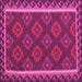Square Oriental Pink Traditional Rug, con2932pnk