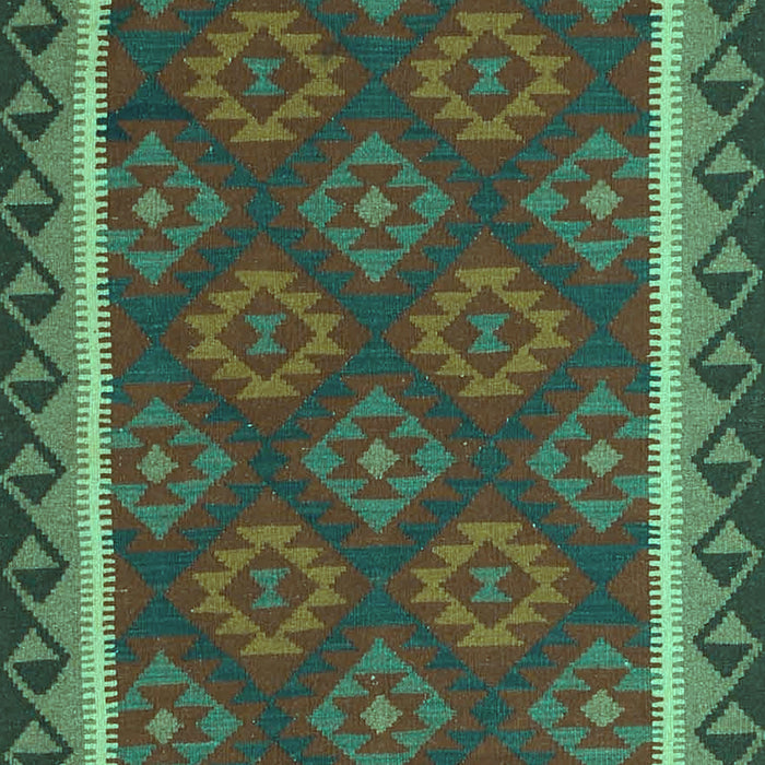 Machine Washable Oriental Turquoise Traditional Area Rugs, wshcon2932turq