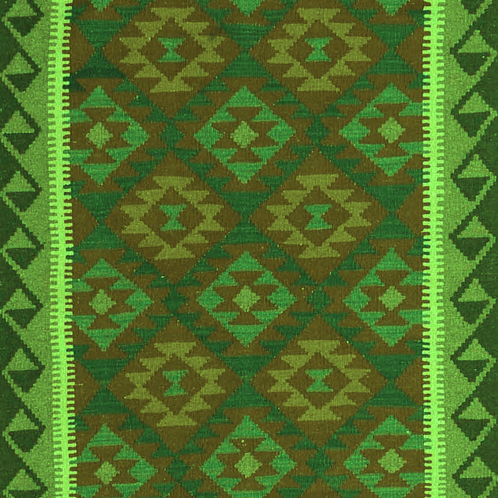 Oriental Green Traditional Rug, con2932grn