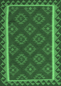 Oriental Emerald Green Traditional Rug, con2932emgrn