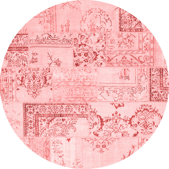 Abstract Red Contemporary Rug, con2933red