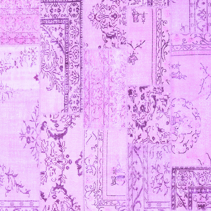 Abstract Purple Contemporary Rug, con2933pur