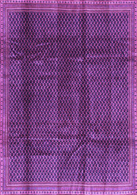 Abstract Purple Contemporary Rug, con2934pur