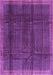 Abstract Purple Contemporary Rug, con2934pur