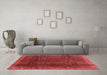 Contemporary Red Washable Rugs