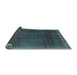 Sideview of Abstract Light Blue Contemporary Rug, con2934lblu