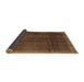 Sideview of Abstract Brown Contemporary Rug, con2934brn