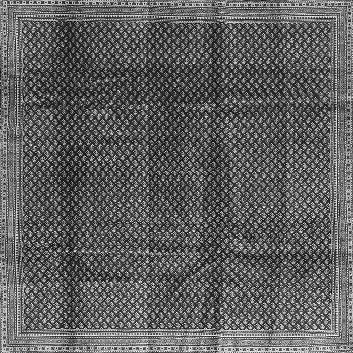 Serging Thickness of Abstract Gray Contemporary Rug, con2934gry