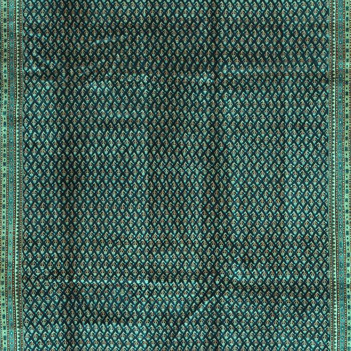 Machine Washable Abstract Turquoise Contemporary Area Rugs, wshcon2934turq