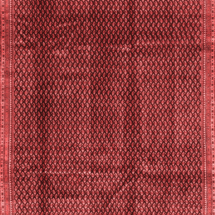 Machine Washable Abstract Red Contemporary Rug, wshcon2934red