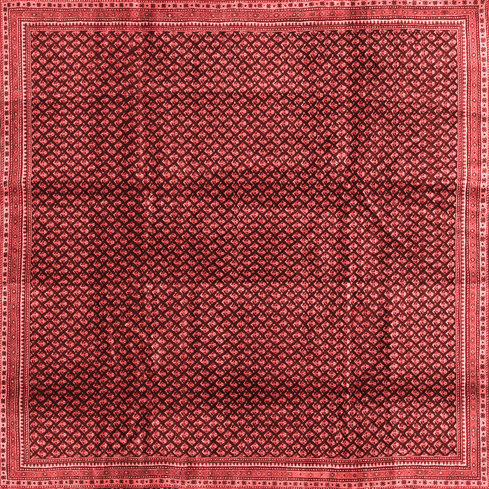 Abstract Red Contemporary Rug, con2934red
