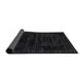 Thickness of Contemporary Mid Gray Modern Rug, con2935