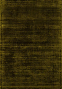 Abstract Yellow Contemporary Rug, con2935yw