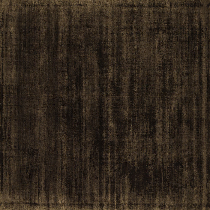 Square Abstract Brown Contemporary Rug, con2935brn