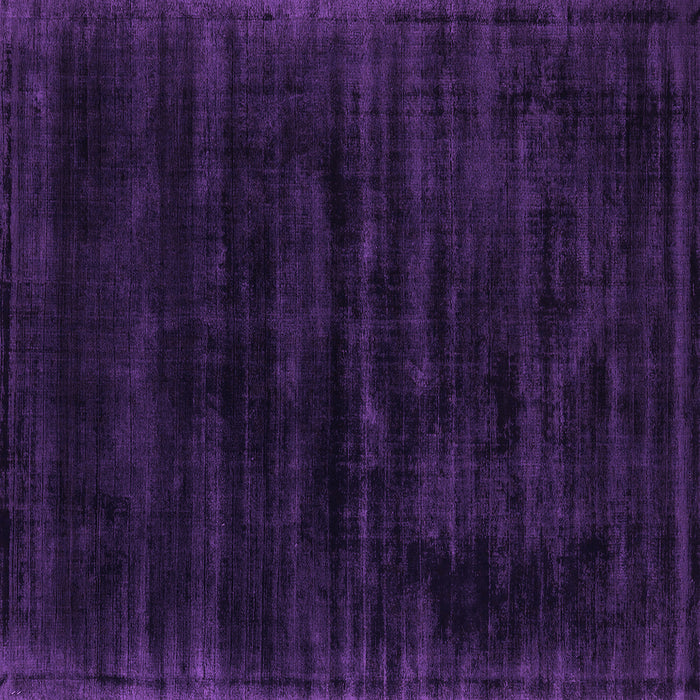 Square Abstract Purple Contemporary Rug, con2935pur