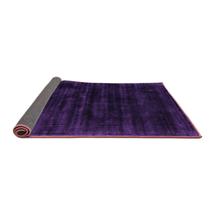 Sideview of Abstract Purple Contemporary Rug, con2935pur