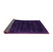 Sideview of Abstract Purple Contemporary Rug, con2935pur