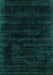 Machine Washable Abstract Turquoise Contemporary Area Rugs, wshcon2935turq