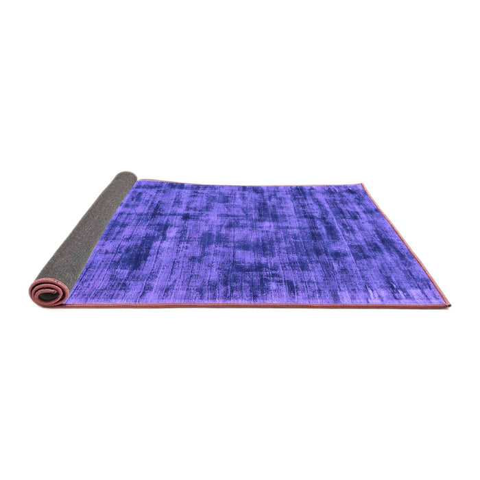 Sideview of Abstract Purple Contemporary Rug, con2936pur