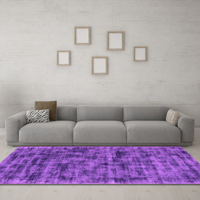 Machine Washable Abstract Pink Contemporary Rug in a Living Room, wshcon2936pnk