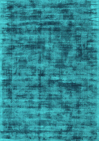 Abstract Turquoise Contemporary Rug, con2936turq