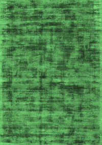 Abstract Emerald Green Contemporary Rug, con2936emgrn