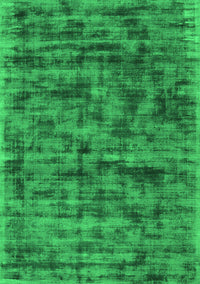 Abstract Green Contemporary Rug, con2936grn