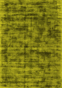 Abstract Yellow Contemporary Rug, con2936yw