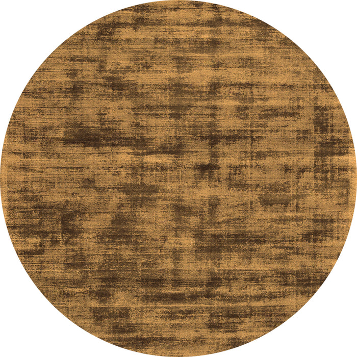 Square Abstract Orange Contemporary Rug, con2936org