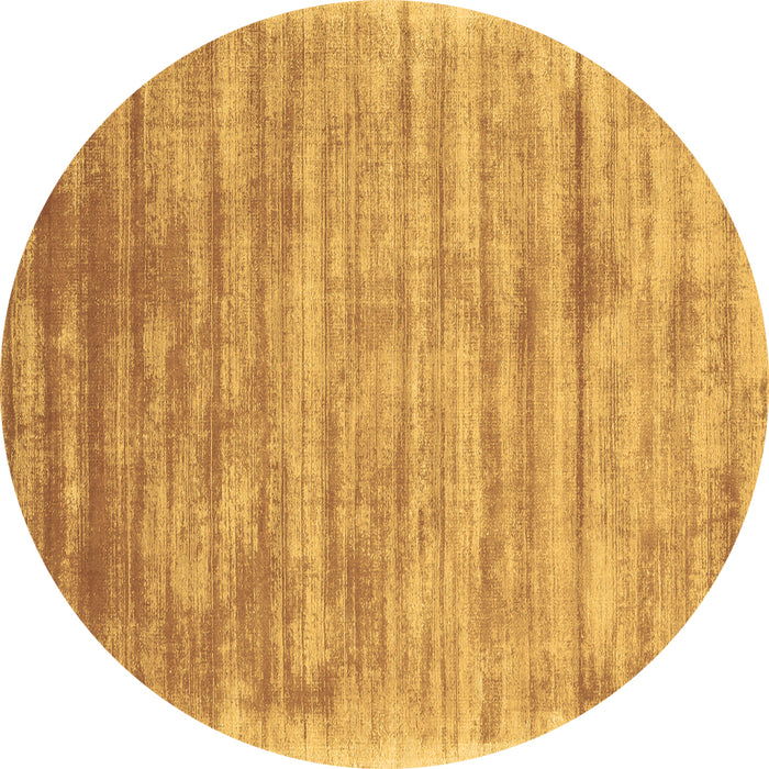 Round Machine Washable Abstract Brown Contemporary Rug, wshcon2937brn