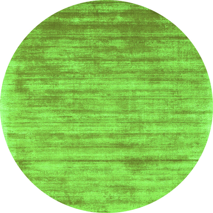 Machine Washable Abstract Green Contemporary Area Rugs, wshcon2937grn