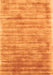 Serging Thickness of Machine Washable Abstract Orange Contemporary Area Rugs, wshcon2937org