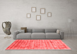 Contemporary Red Washable Rugs