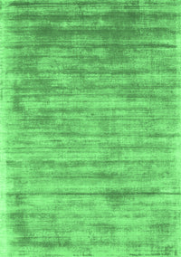 Abstract Emerald Green Contemporary Rug, con2937emgrn