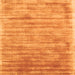 Serging Thickness of Abstract Orange Contemporary Rug, con2937org