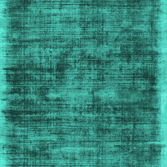 Machine Washable Abstract Turquoise Contemporary Area Rugs, wshcon2938turq