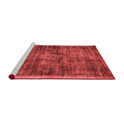 Contemporary Red Washable Rugs