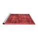 Contemporary Red Washable Rugs