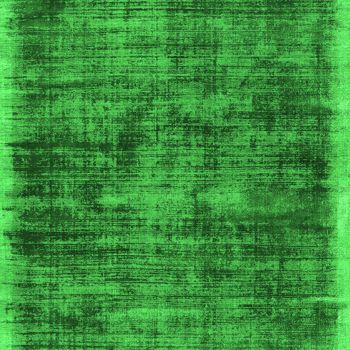 Serging Thickness of Machine Washable Abstract Green Contemporary Area Rugs, wshcon2938grn
