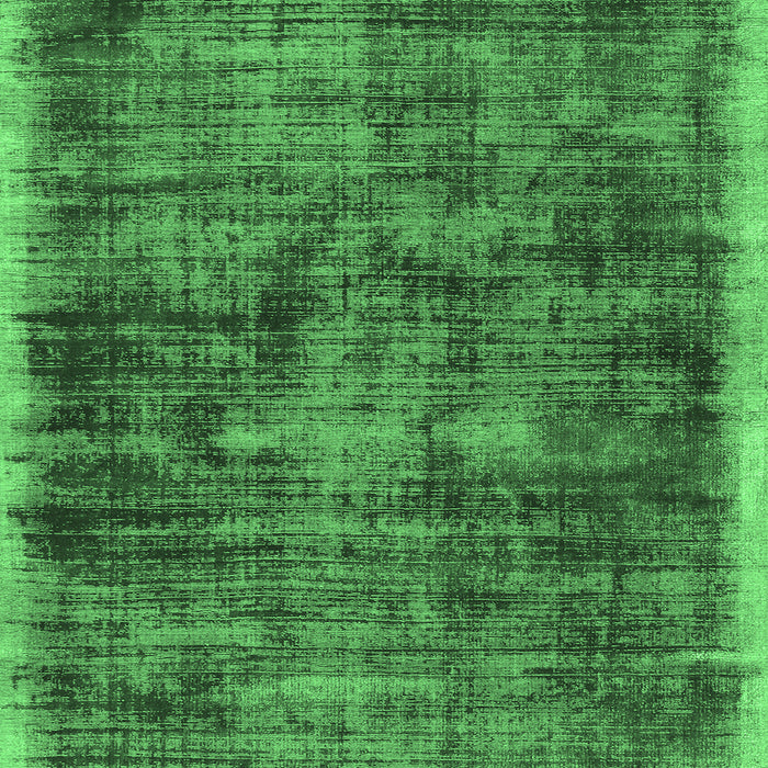 Machine Washable Abstract Emerald Green Contemporary Area Rugs, wshcon2938emgrn