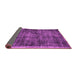 Sideview of Abstract Pink Contemporary Rug, con2938pnk