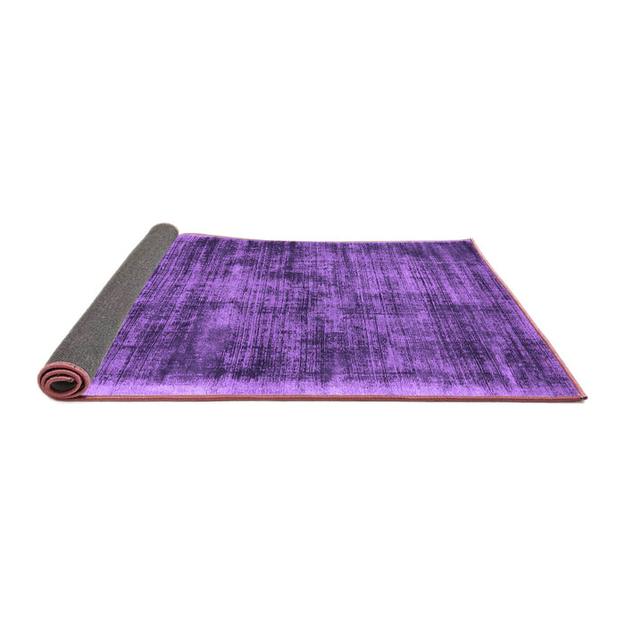 Sideview of Abstract Purple Contemporary Rug, con2938pur