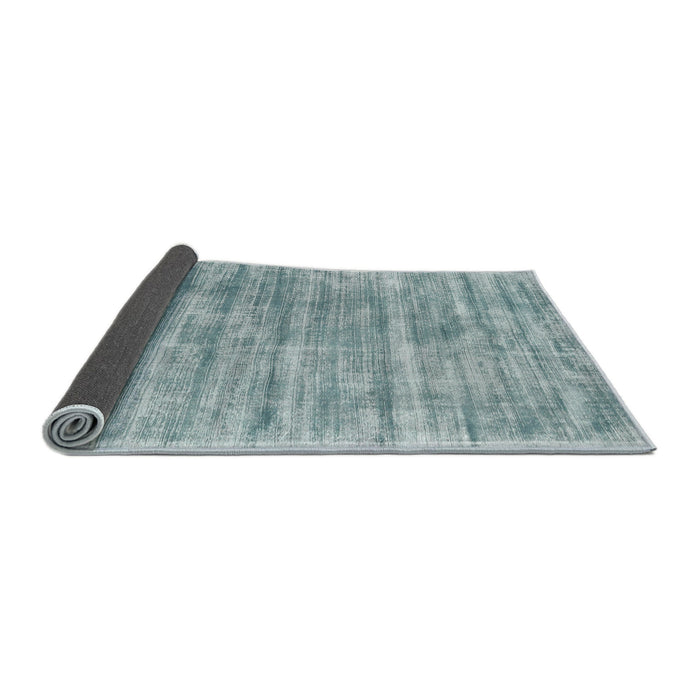 Thickness of Contemporary Cyan Opaque Blue Modern Rug, con2939