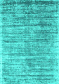 Abstract Turquoise Contemporary Rug, con2939turq