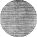 Square Abstract Gray Contemporary Rug, con2939gry