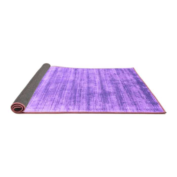 Sideview of Abstract Purple Contemporary Rug, con2939pur